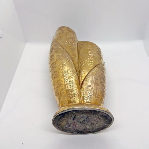 Vintage Savoy Weeping Gold Vase, 24k Gold coating - Picture 5 of 11